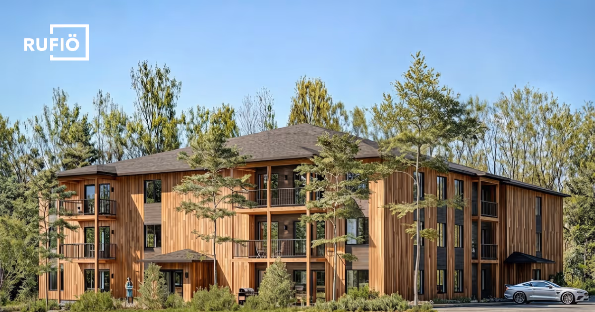 Site web Rufio — projets immobiliers résidentiels locatifs au Québec (Mont-Tremblant, Sainte-Lucie-des-Laurentides).
